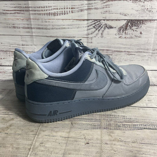 Nike Air Force 1 Premium Ashen Slate Dark Blue Low Sneaker Casual Shoe Men's 9