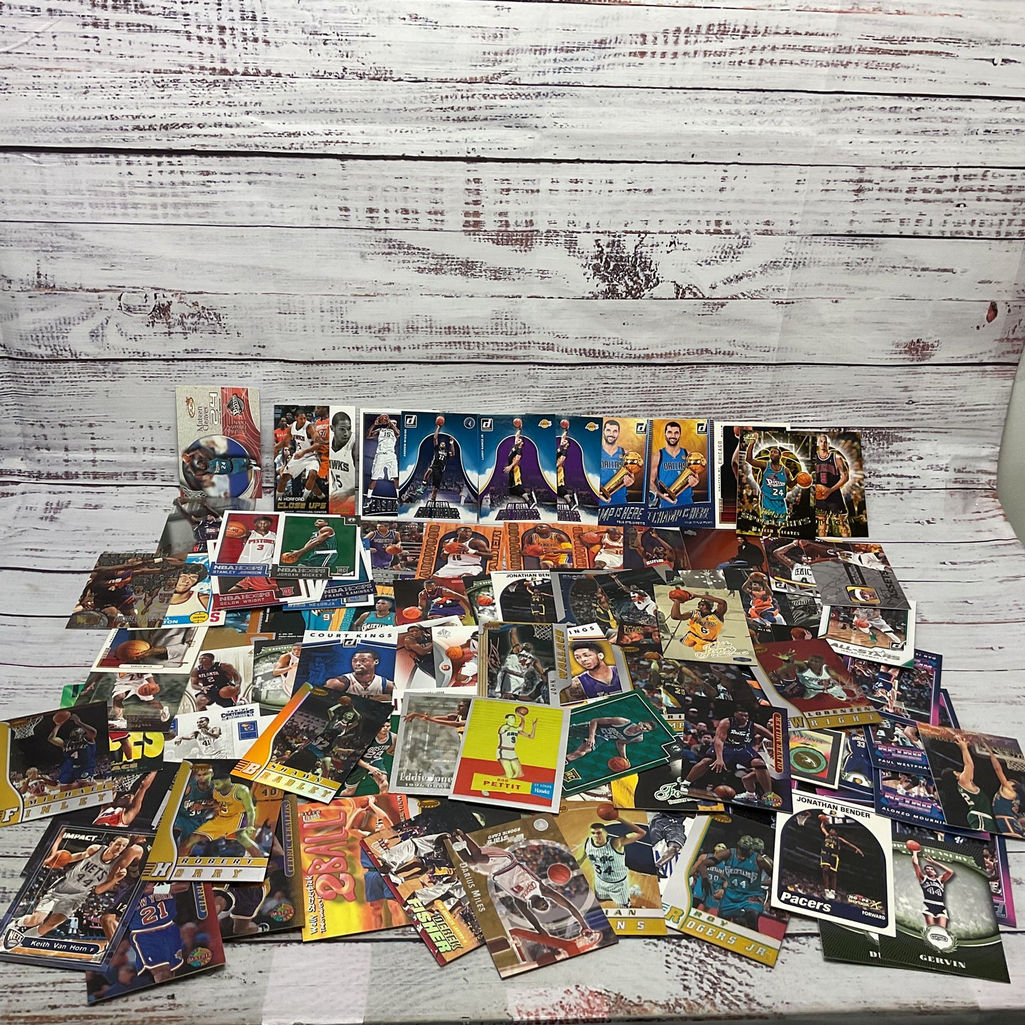 Panini Topps Upperdeck Fleer Basketball Metallic Holographic Trading Card 115pcs