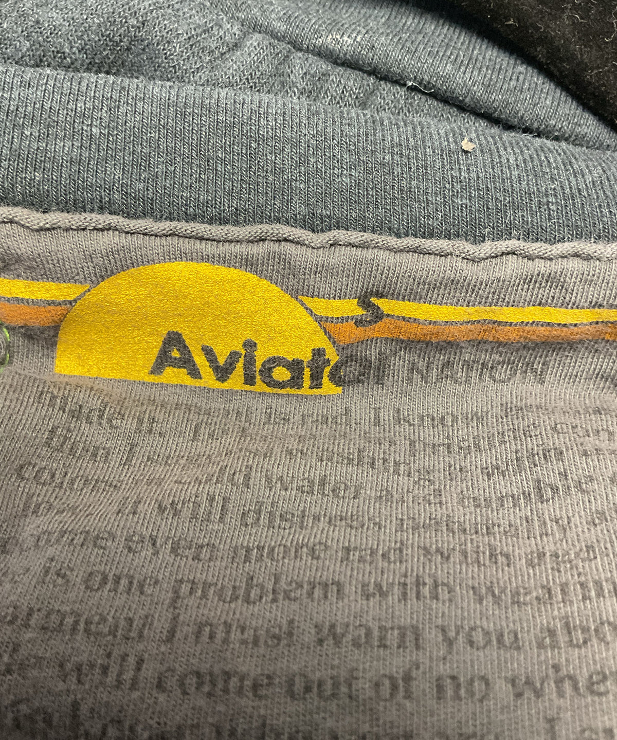 Aviator Nation Charcoal Sweater Sweatshirt - Size S