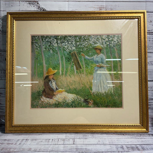 In the Woods at Giverny by Claude Monet Framed Impressionist Print