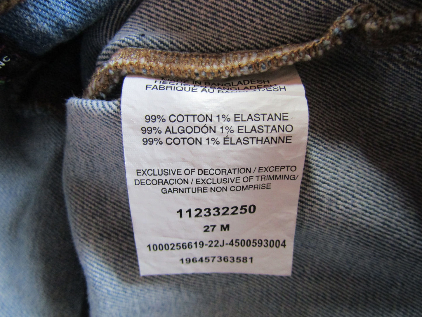 Lee Pride Women's Blue Denim Rainbow Accent High-Rise Super Flare Jeans Size 27