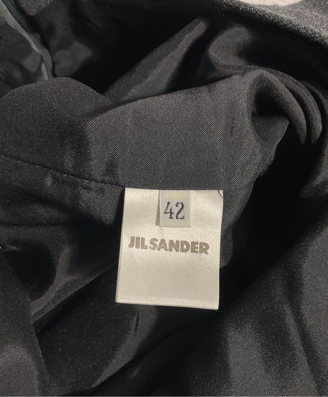 Jill Sander Women's Gray Wool Blend Skirt - Size 42 Made in Italy