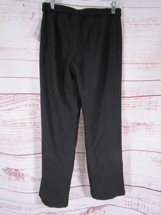 Sasha Therese Sabrina Women's Black Belted Pants Size XS