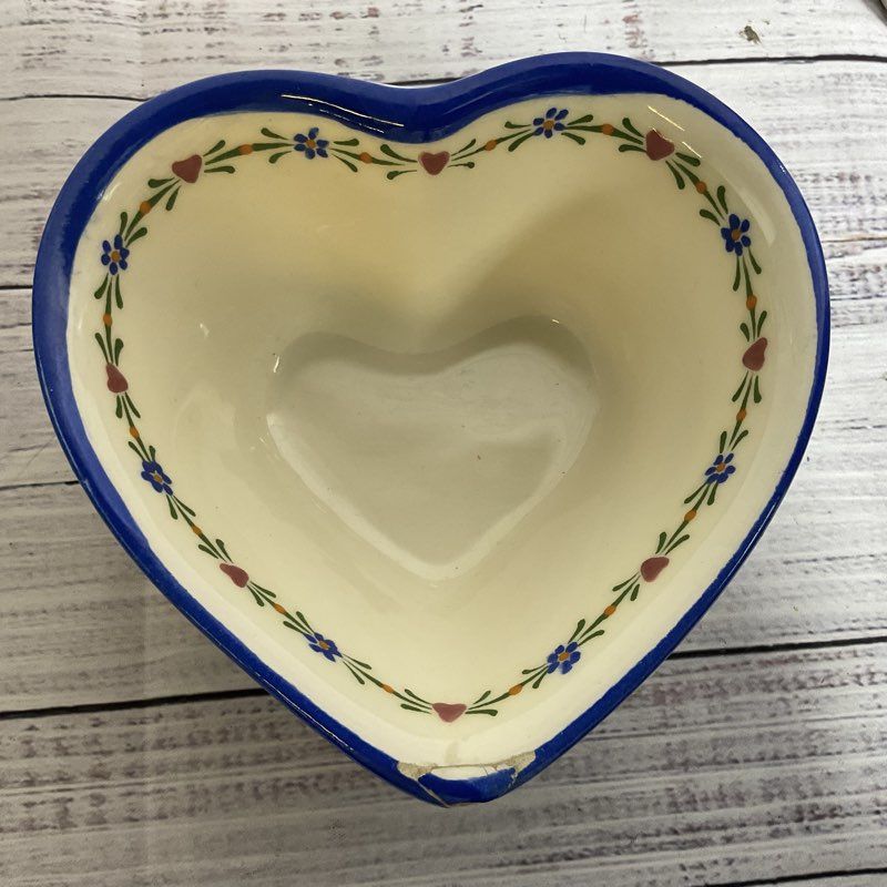 VTG JO-CHER Collectables 2 Heart Serving Bowls & Small Pitcher 7.5", 5.5", 6.25"