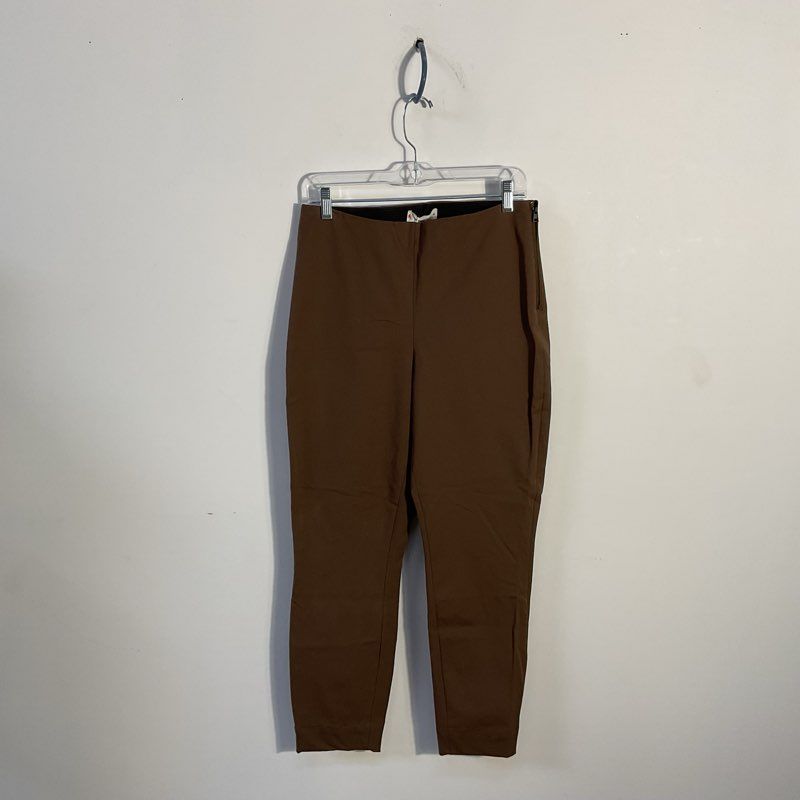 NWT Everlane Cocoa Brown Bi Stretch Cotton Work Pants - Size 10