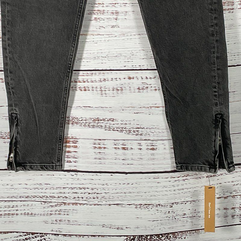 NWT REFORMATION Jeans 80's Ultra Hight Cigarette Women's Black Jeans- SZ 27