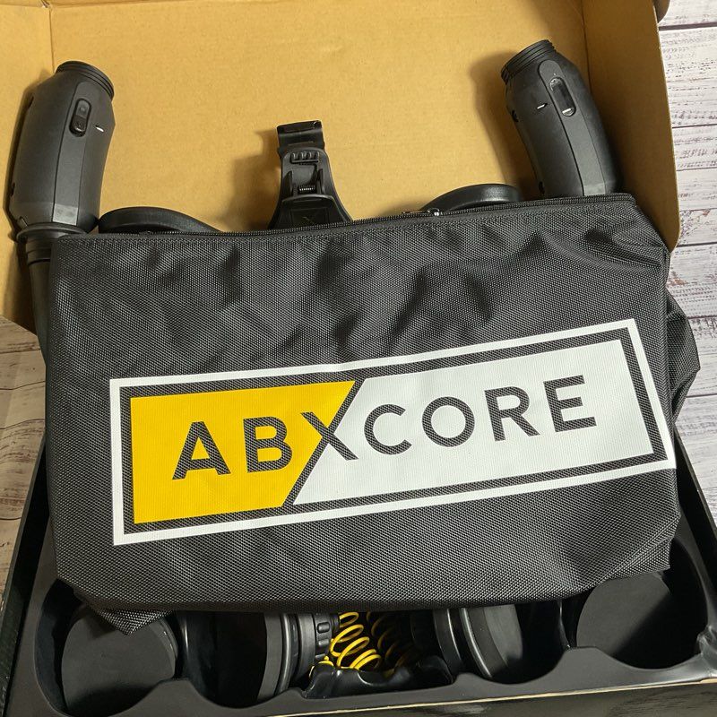 NOB ABXCORE Lightweight Portable Ab Exercise Machine with Backpack Bag