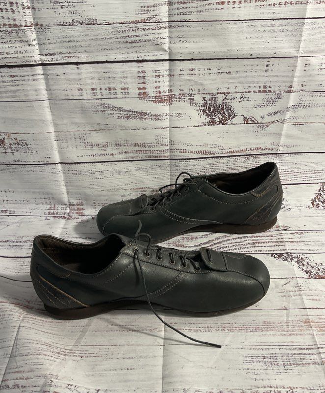 Henry Beguelin Light Black Leather Lace Up Shoes Size 43 EU 10 US