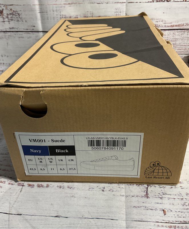 Last Resort AB - VM001 Suede Low Blue & Black Men's 9.5 Women's 11 With Box