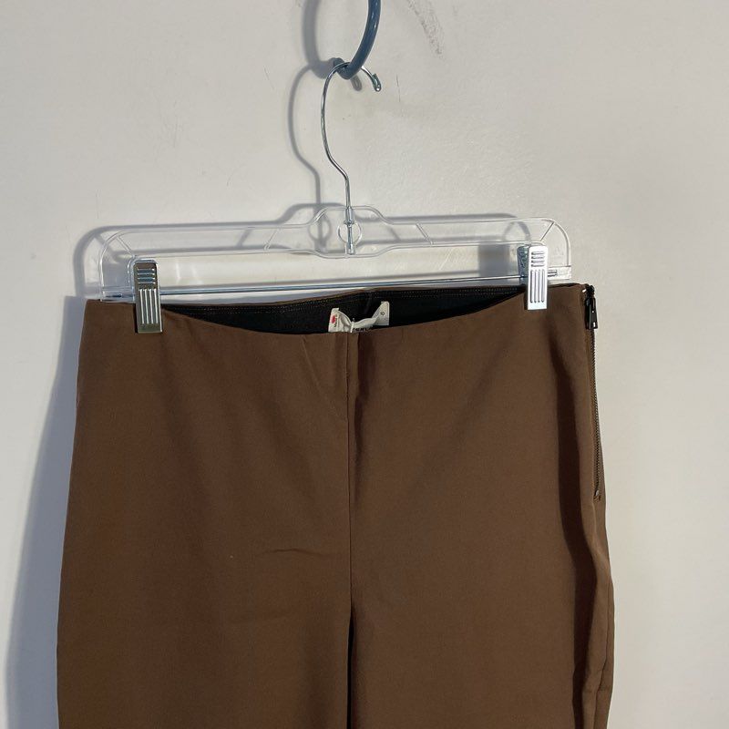 NWT Everlane Cocoa Brown Bi Stretch Cotton Work Pants - Size 10