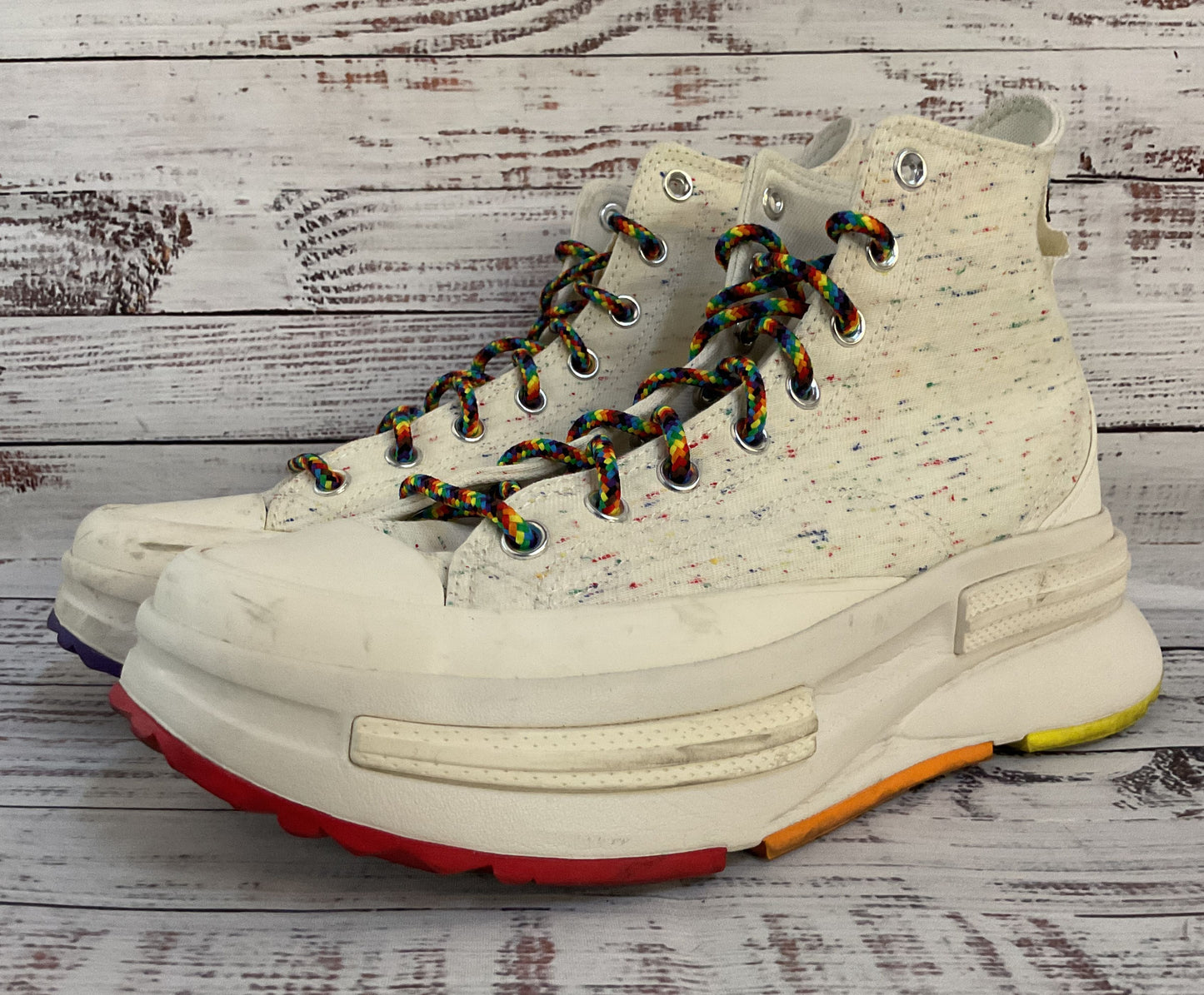 Converse Chuck Taylor Run Star Legacy CX Pride Men's High Top Sneakers A06027C