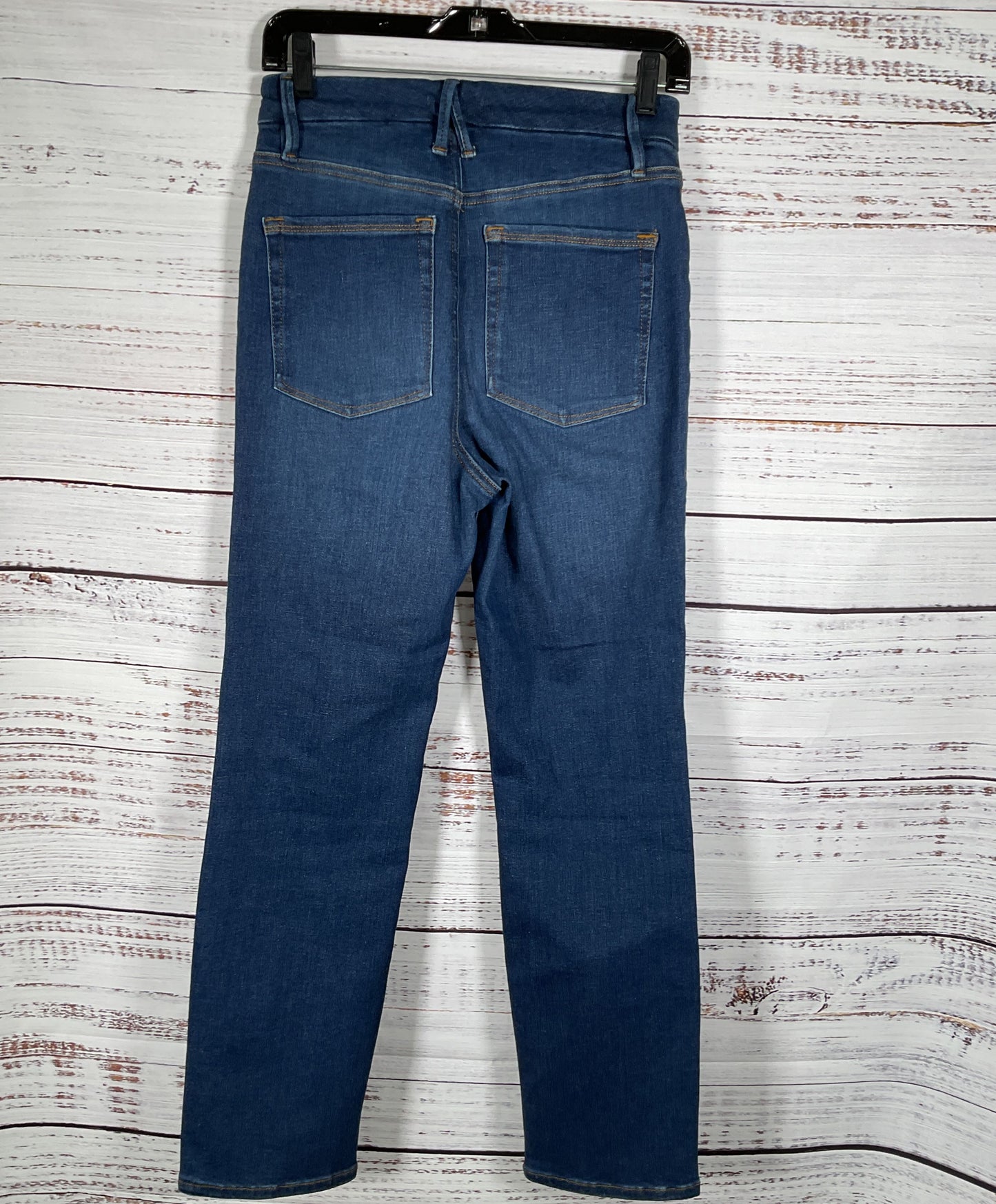 Women' Good American Blue Straight leg Jeans Size 6-12