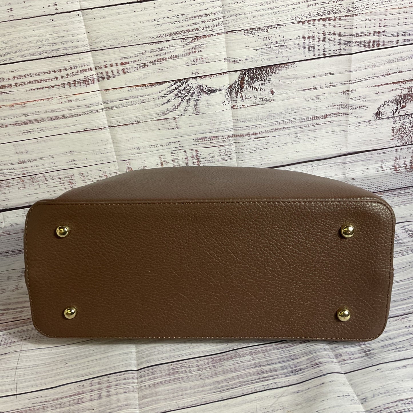 NWT LOUNGEFLY Harry Potter Deathfly Hallowe Brown Purse with Gold Elder Wand