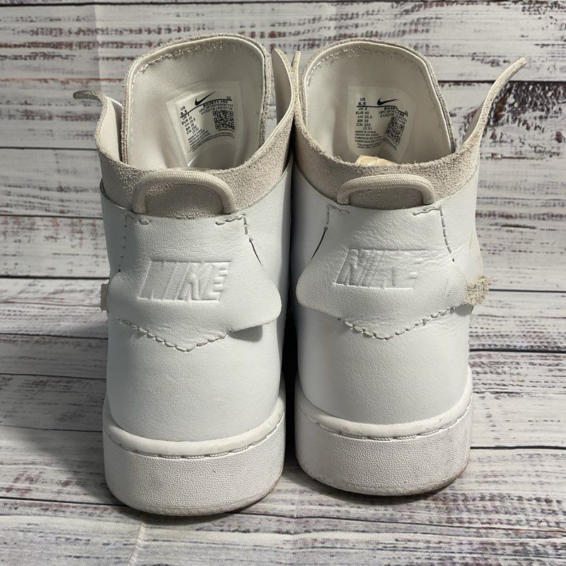 Nike Vandalised LX High Top White Platinum Designer Sneakers Women 8.5
