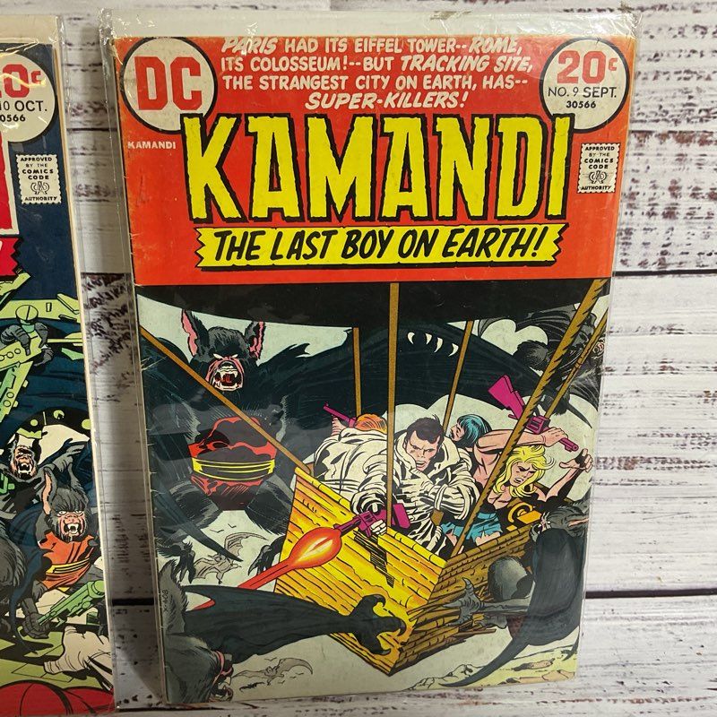 Set of 3 DC Comics Kamandi The Last Boy On Earth Comic Books