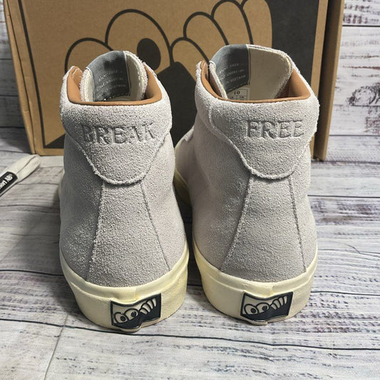 NIB Last Resort AB Break Free VM001 Grey Suede Hi Top Skate Shoe Men's 10