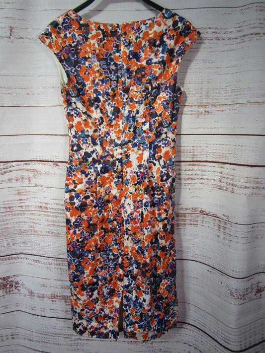 L.K. Bennett Verena Women's Multi-Color Sheath Dress Size 2