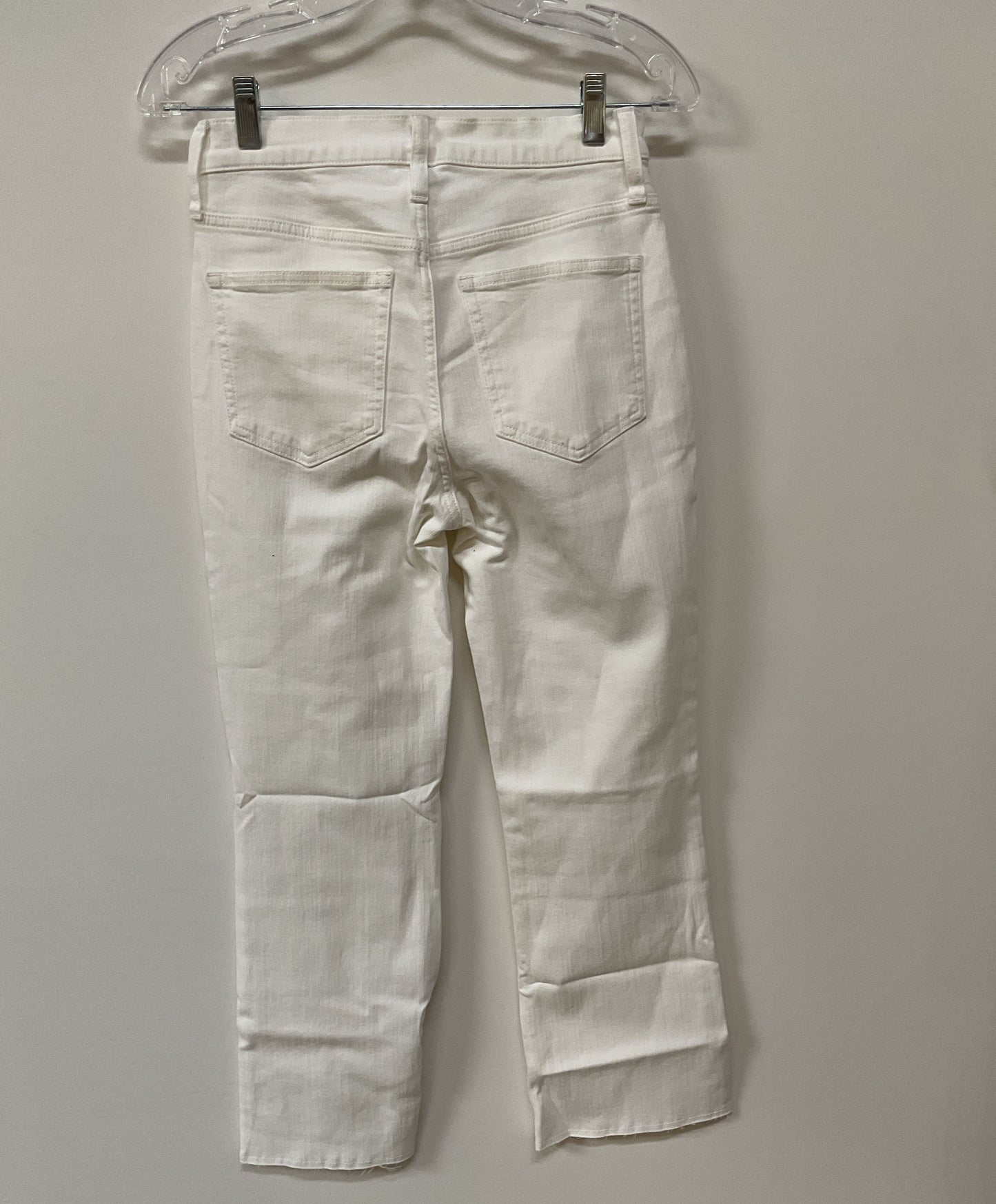Women's NWT J. Crew White Demi Boot Crop Jeans Size 27