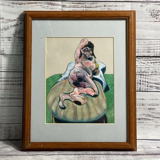 Portrait of Henrietta Moraes (1966) 15" Print by Francis Bacon Framed