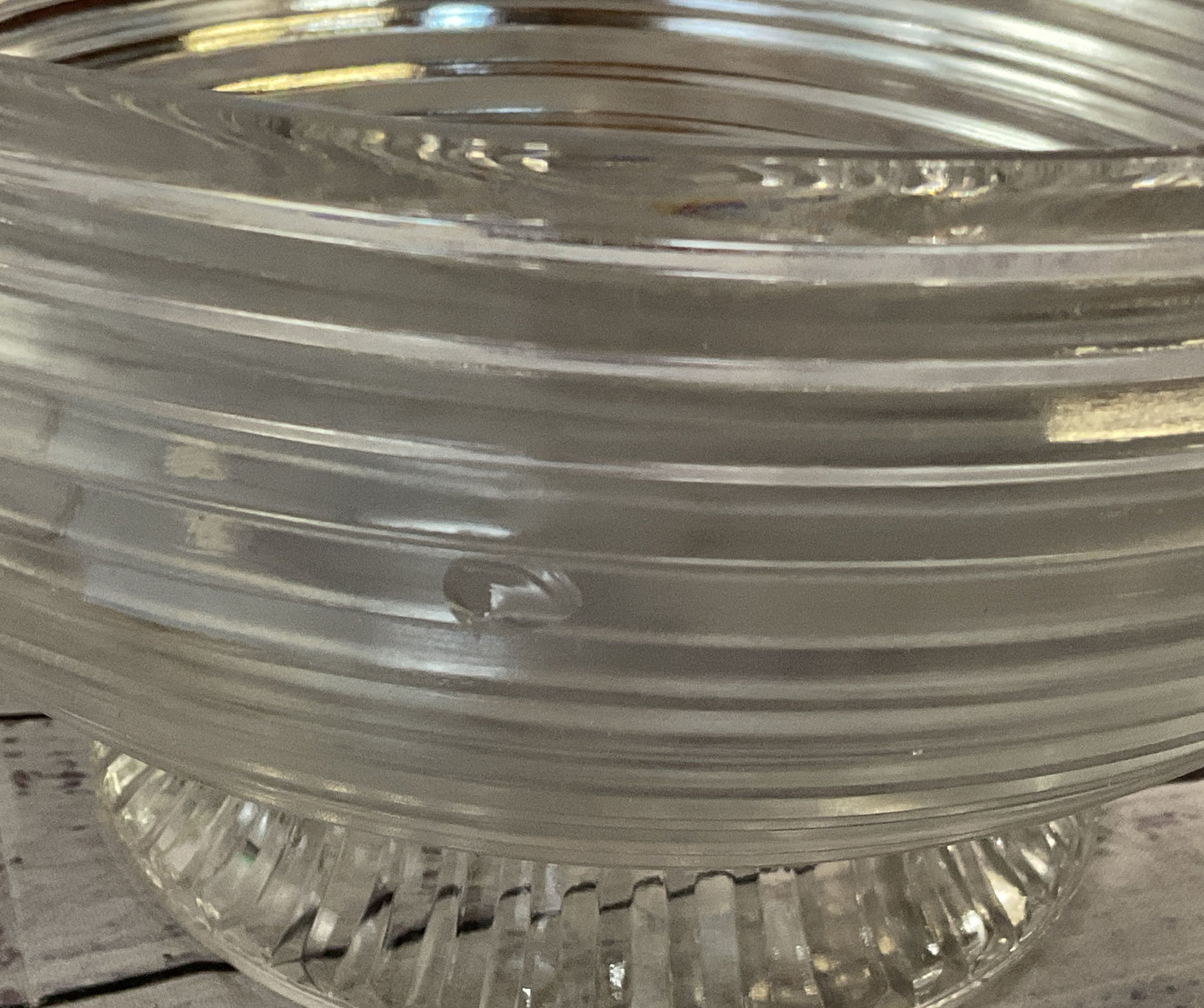 Anchor Hocking 9" Manhattan Glass Footed Fruit Bowl Clear