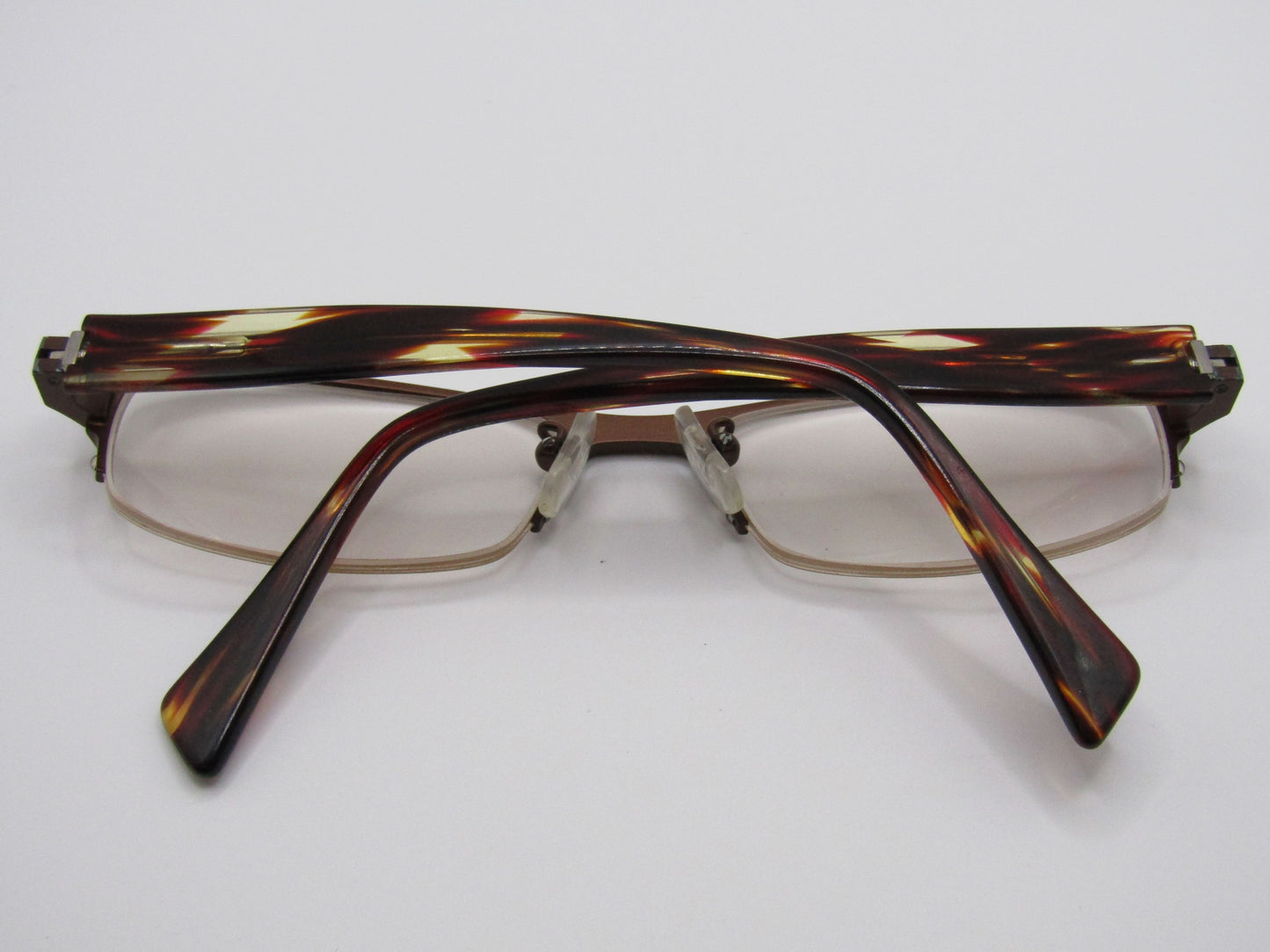 Face A Face Loris Women's Half-Rim Rectangular Eyeglasses Frame Made in France