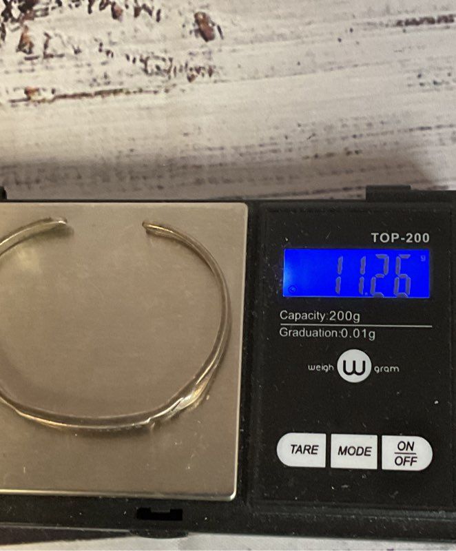 Comstock Sterling Silver Cuff Bracelet "Great Thing are in Future"