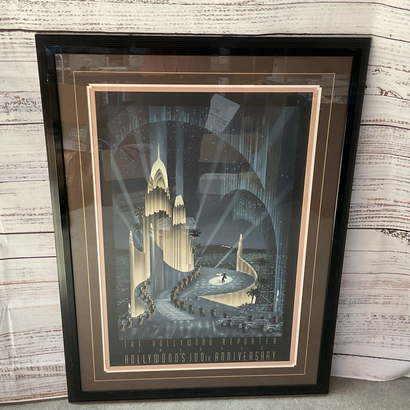 ROBERT HOPPE Hollywood 1987 Reporter Hollywood 100th Anniversary Print/Poster