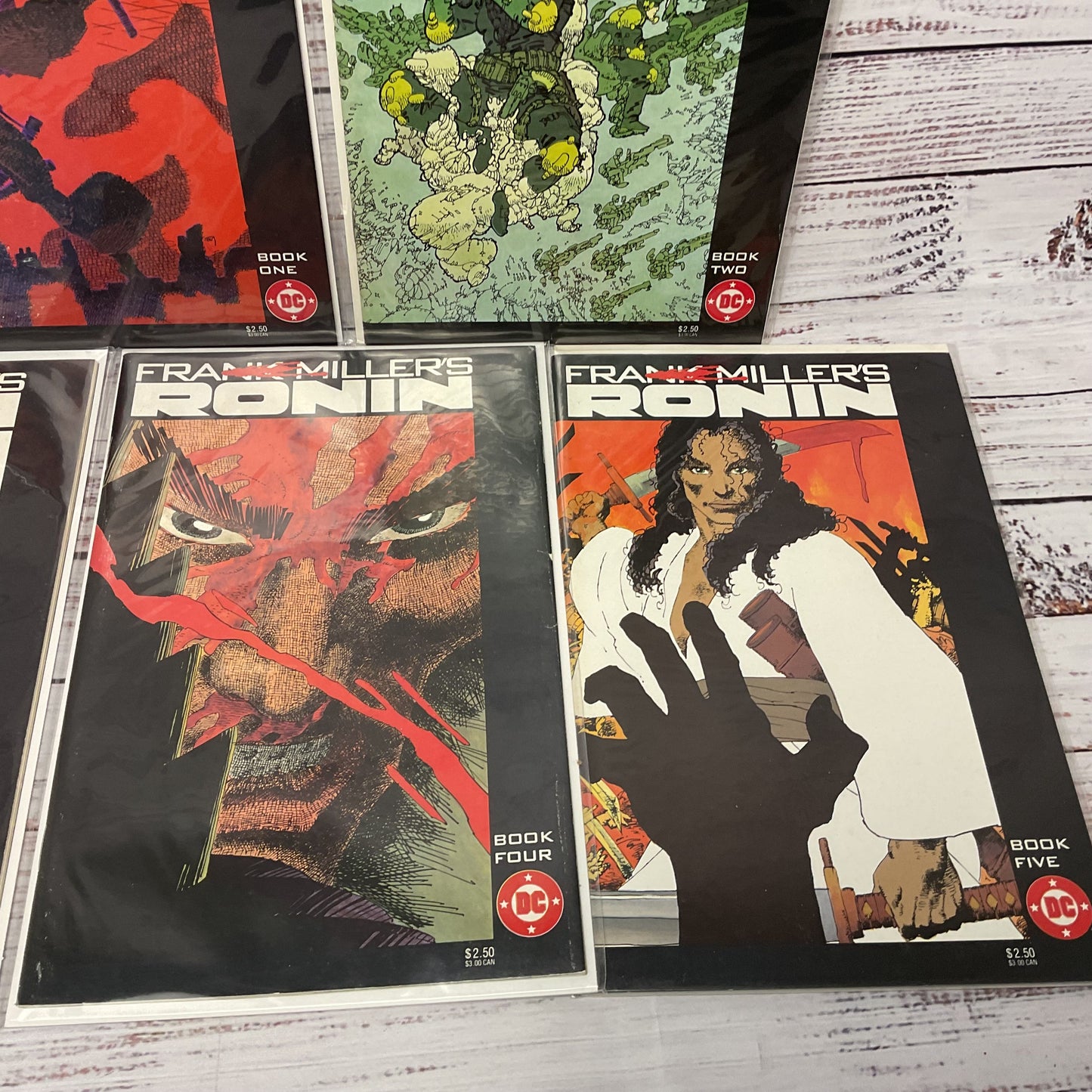 Ronin Frank Miller #1-5 Comic Book 1983