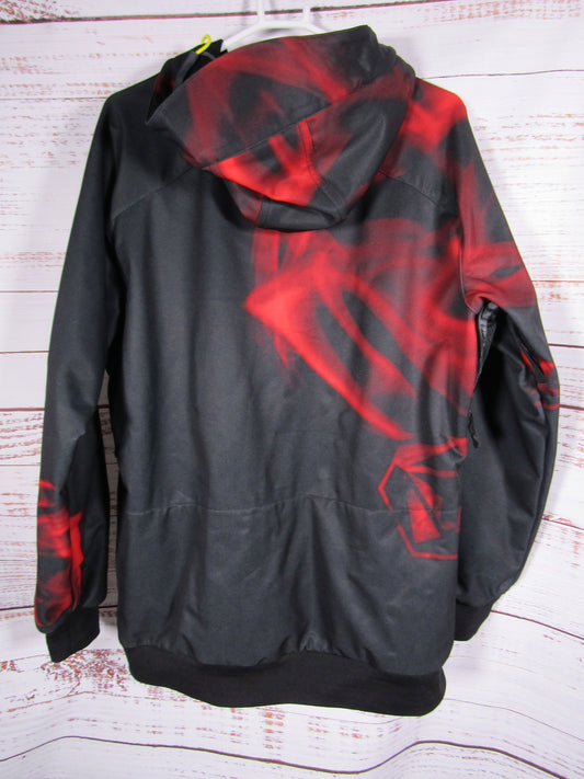 Volcom Volume Men's Black & Red Snowboard Jacket Size L