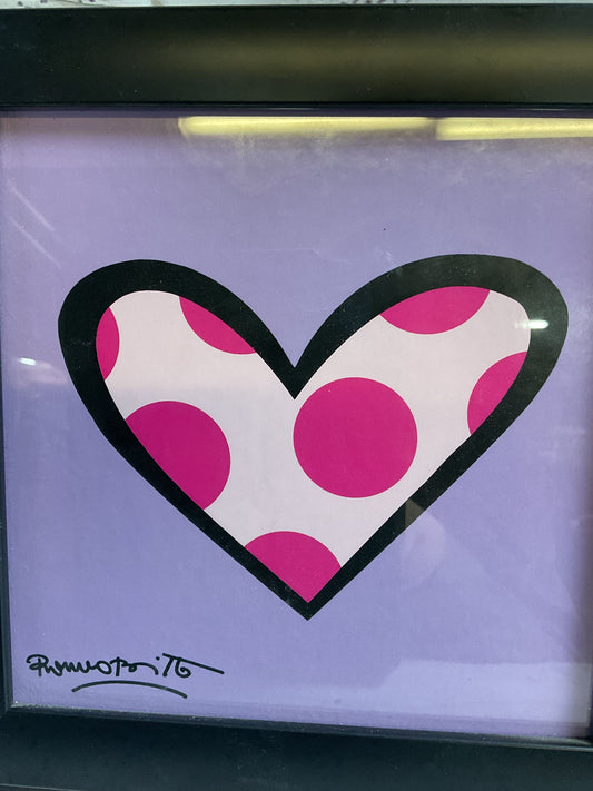 "Dotty About You" Romero Britto Art Print