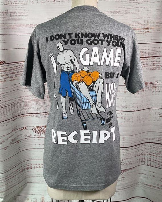 Mitchell & Ness Men's AND1 Game Hope Short Sleeve Top Gray M