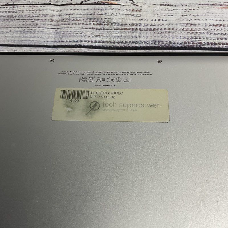 Apple MacBook Pro A1278 Laptop, Untested, No Charger