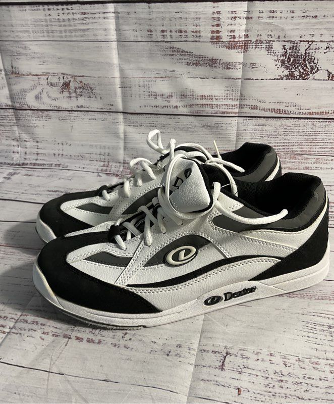 Dexter Jason III Black & White Bowling Shoes Size 10 M Men's Model B2008-15