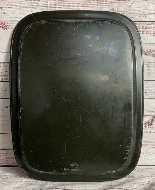 Zhostovo Vintage Square Soviet Hand Painted Floral 17" Serving Tray Multicolor