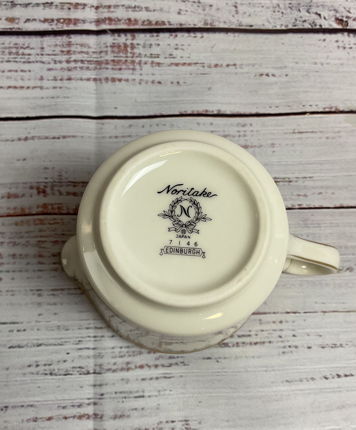Vintage 1972 Edinburgh Noritake Matching Cream And Sugar Set