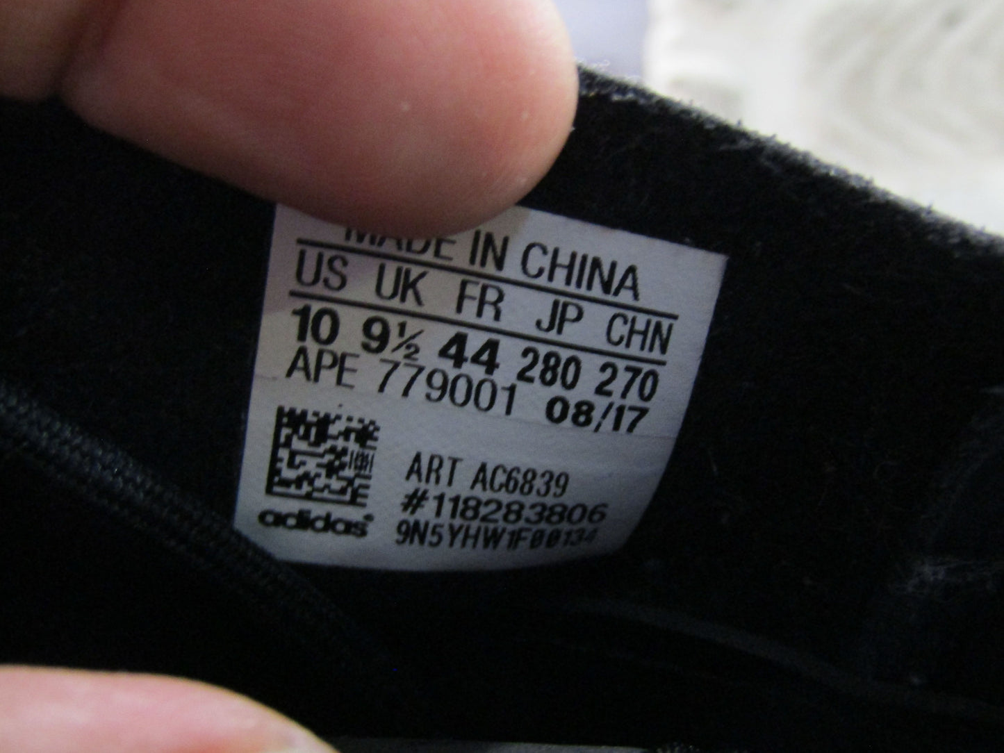Adidas x Alexander Wang Hike Low Men's Black Sneakers Size 10 AC6839