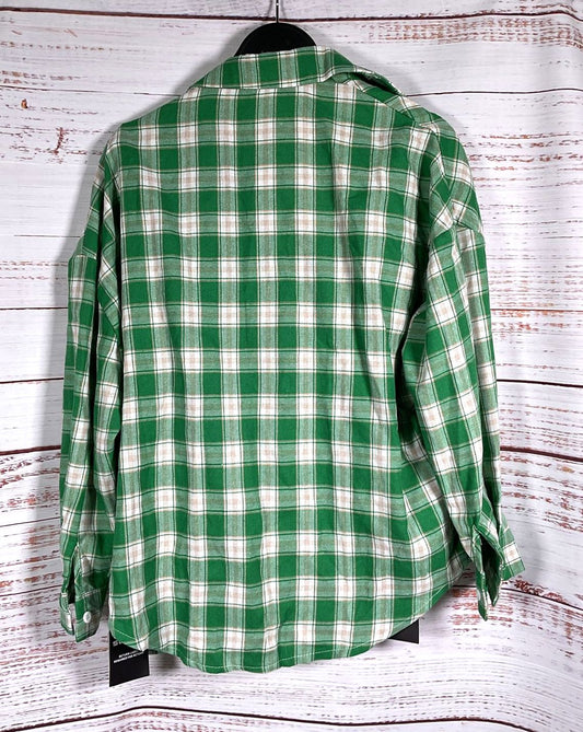 Storets Gingham Print 2 Set Top Green S