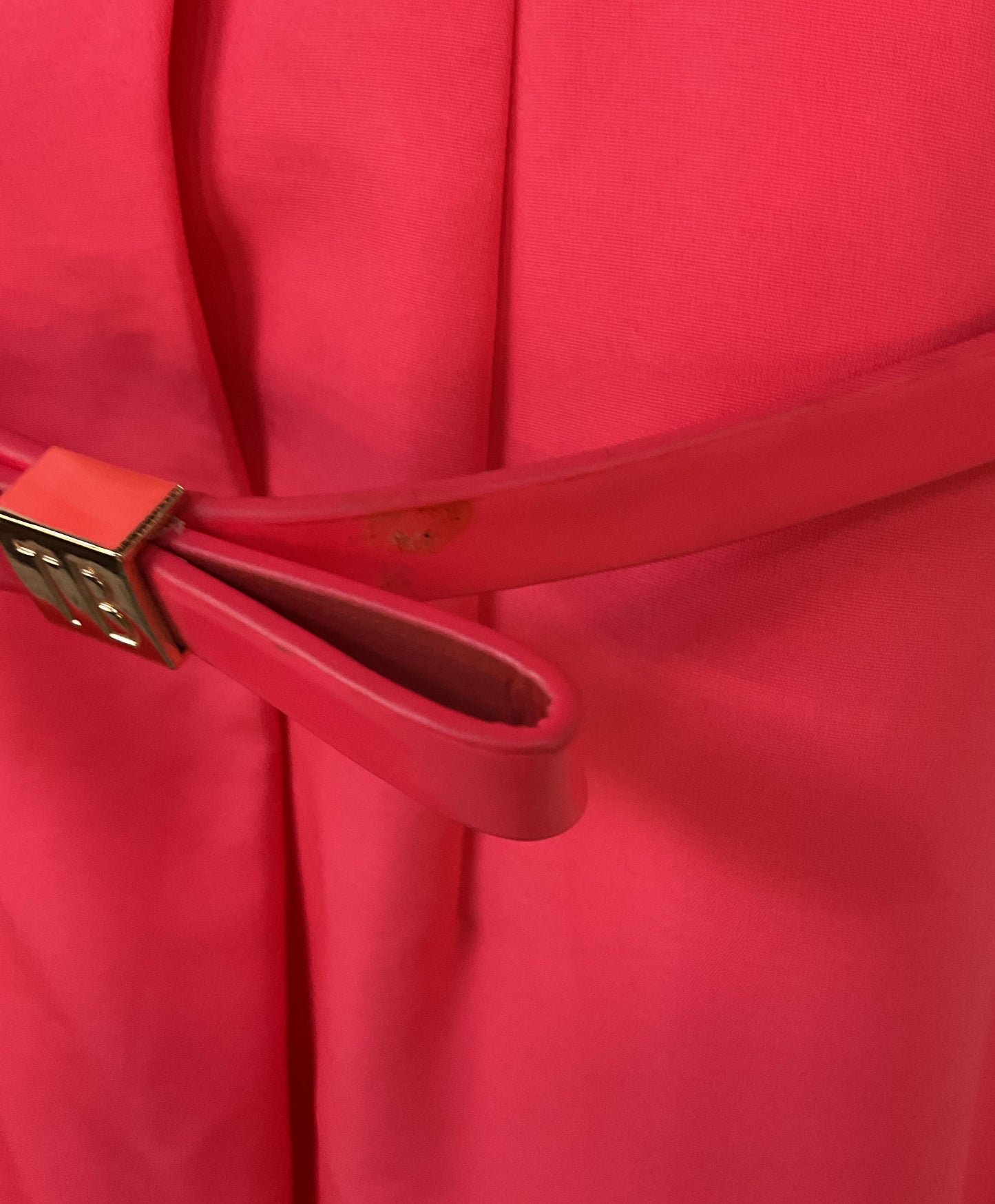Ted Baker Halina Women's Sleeveless Pink Belted Dress Size M