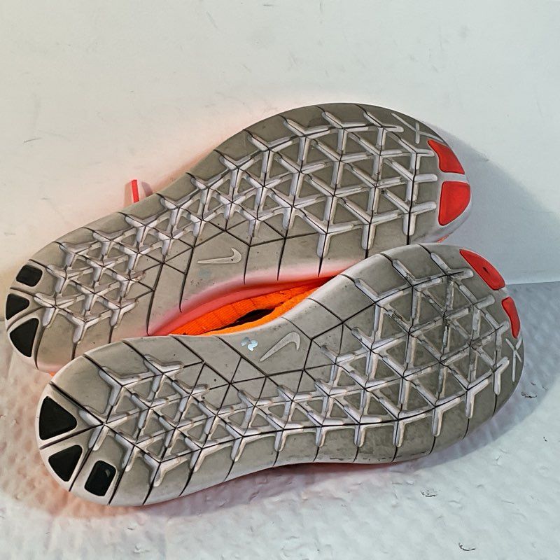 NIKE Free RN Flyknit 'Bright Mango' 880844-800 Women's Running Shoes- SZ 8
