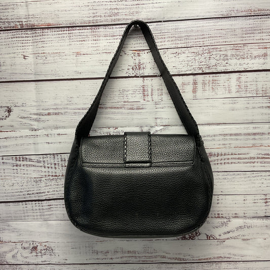 Brighton Black Pebble Leather Shoulder Hobo Bag Purse 11"x3"x8"