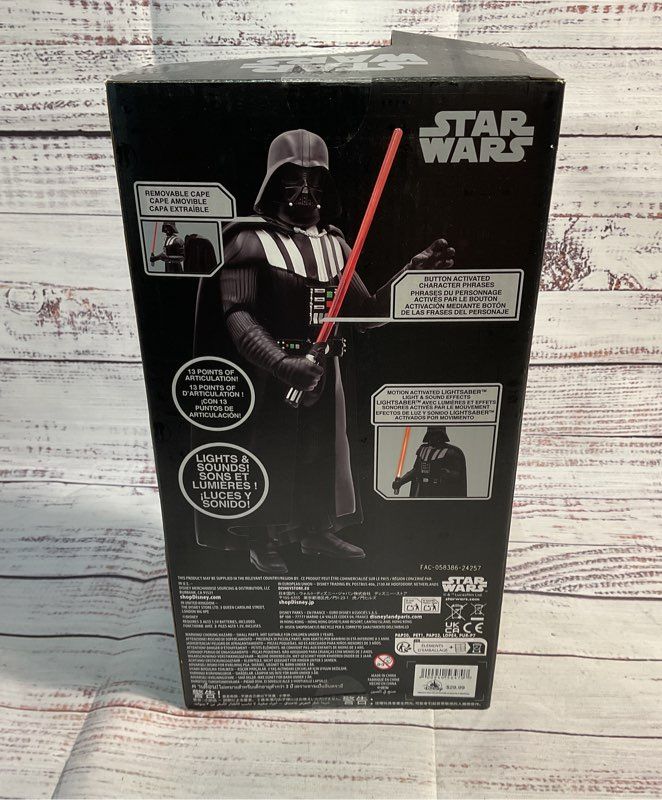 Star Wars Power Force Darth Vader Talking Action Figure Brand New