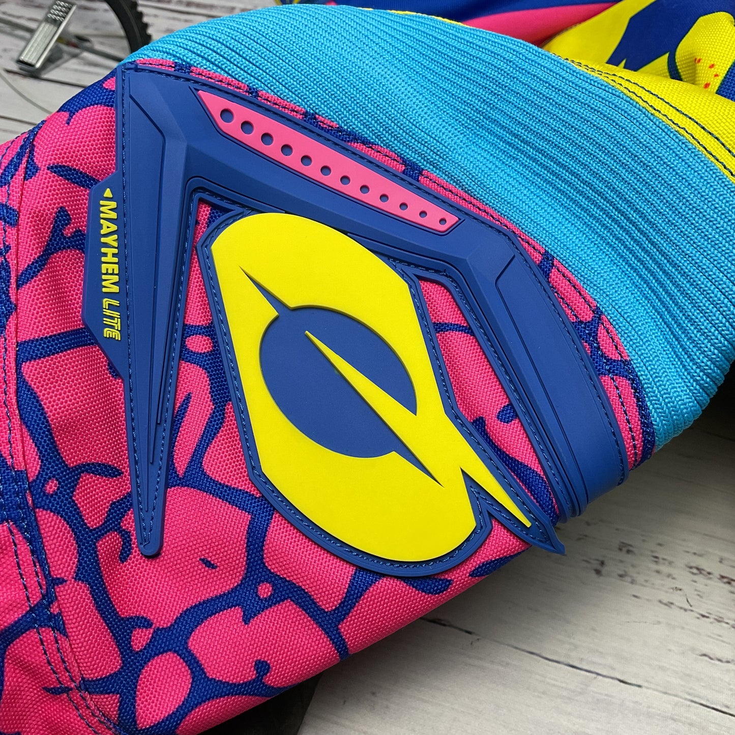 O'Neal Yellow Pink Blue Mayhem Lite Crackle Riding Motocross Pants - Size 28