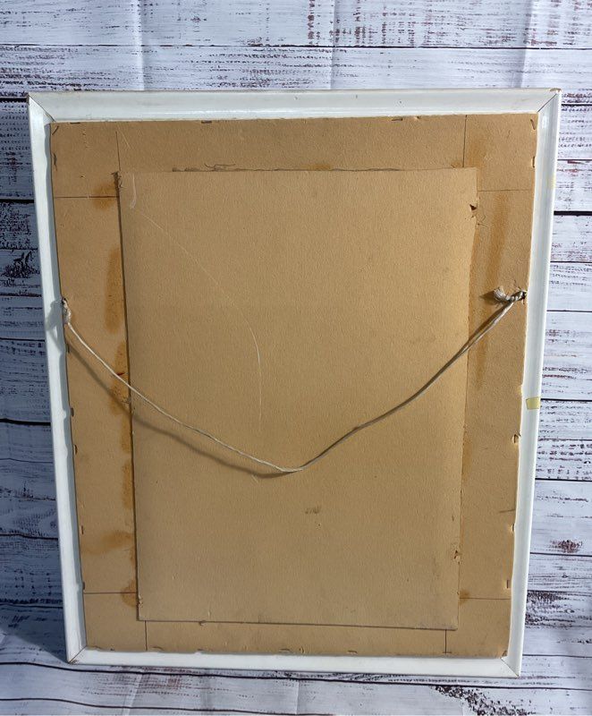 Harp and Prayer Book Window View 3D Effect Art Print Rachel Brodie