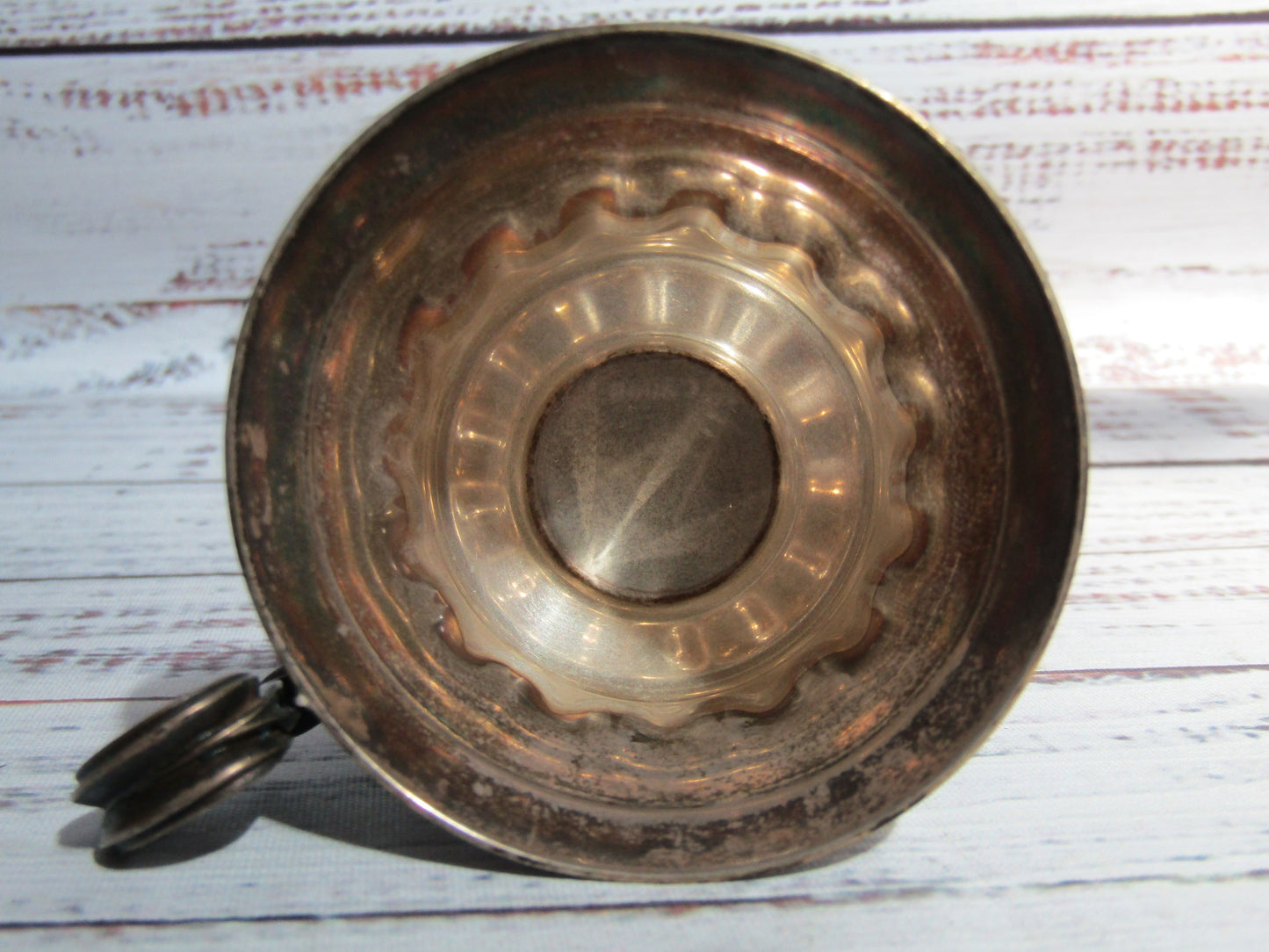 Vintage Eastern European Ornate Sterling Silver Demitasse Espresso Cup