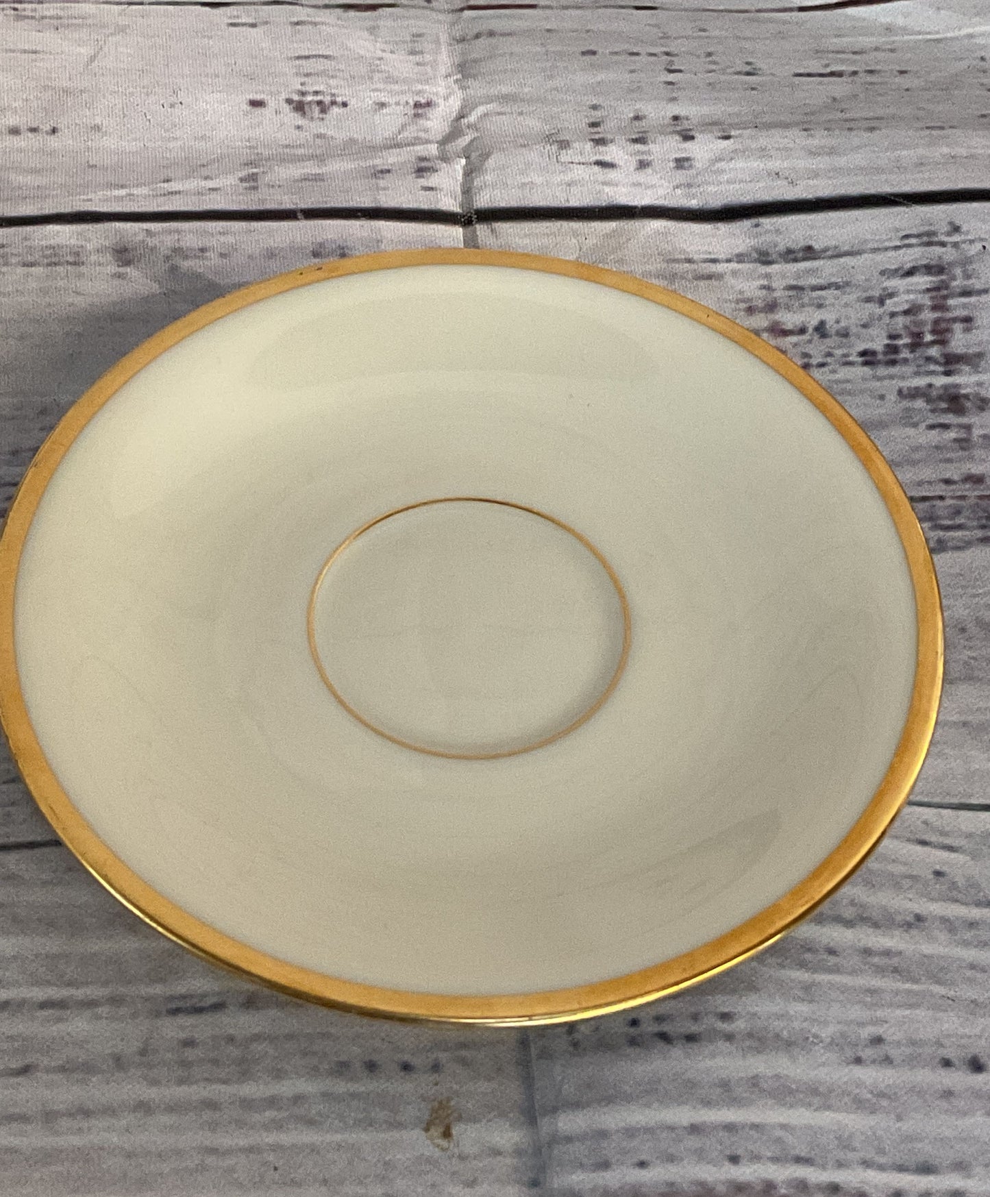 Lenox Bone China Mansfield Eternal Espresso Cups Cream Gold