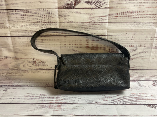 Minnetonka Black Leather Handbag Purse