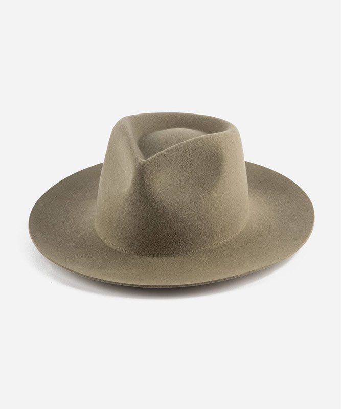 NWT Women's Gigi Pip Sage Green Australian Wool Hat Size 57 Retail $129