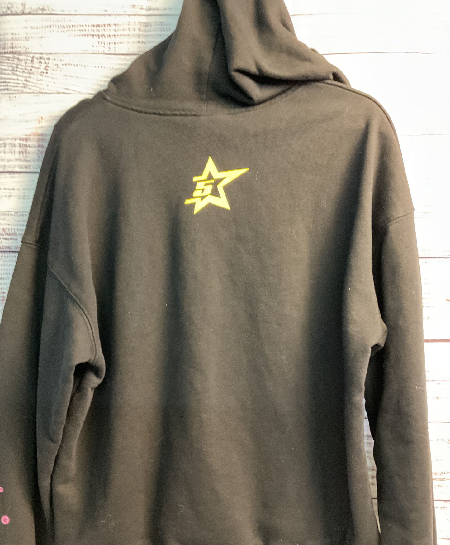 Unisex Sp5der Black Hoodie Size M