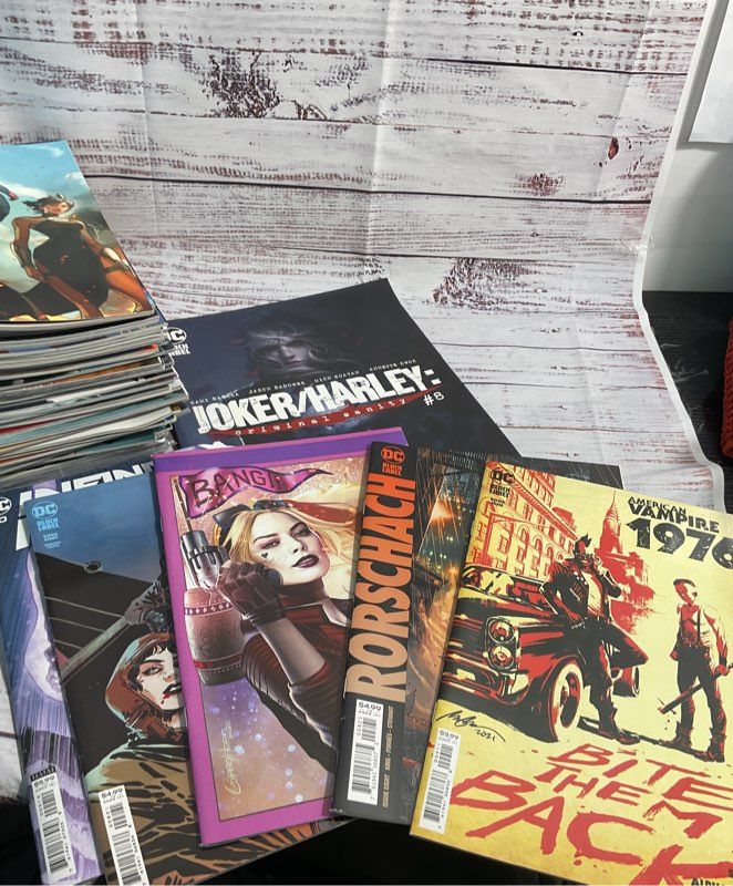 Lot Of 50+ Mix Dc Comics Flash-Shazam-Wonder Woman-Superman And More
