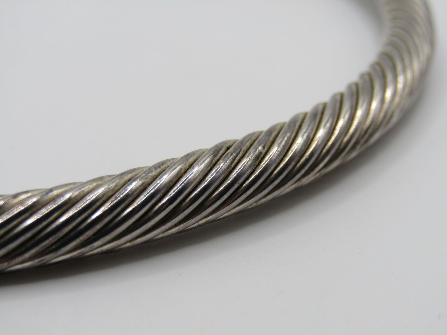 15" Silver Plated Rope Choker Necklace